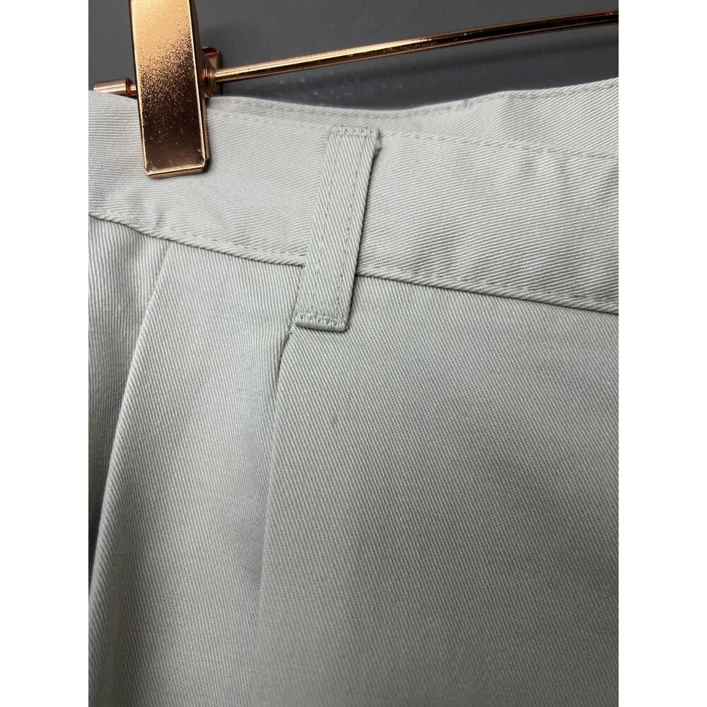 Flyers Chino Pants Mens 36x30 Khaki Pleated Front Cotton Twill Classic Fit - Picture 4 of 9